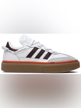Adidas x Beyoncé Ivy Park Sleek Super 72 Sneakers White w/Maroon Stripes Men 9.5